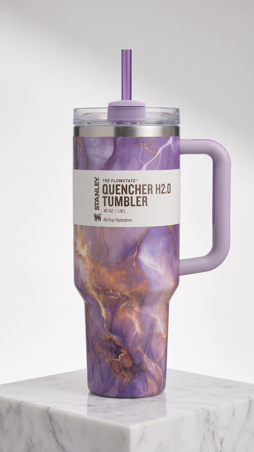Premium Purple Sports Water Bottle